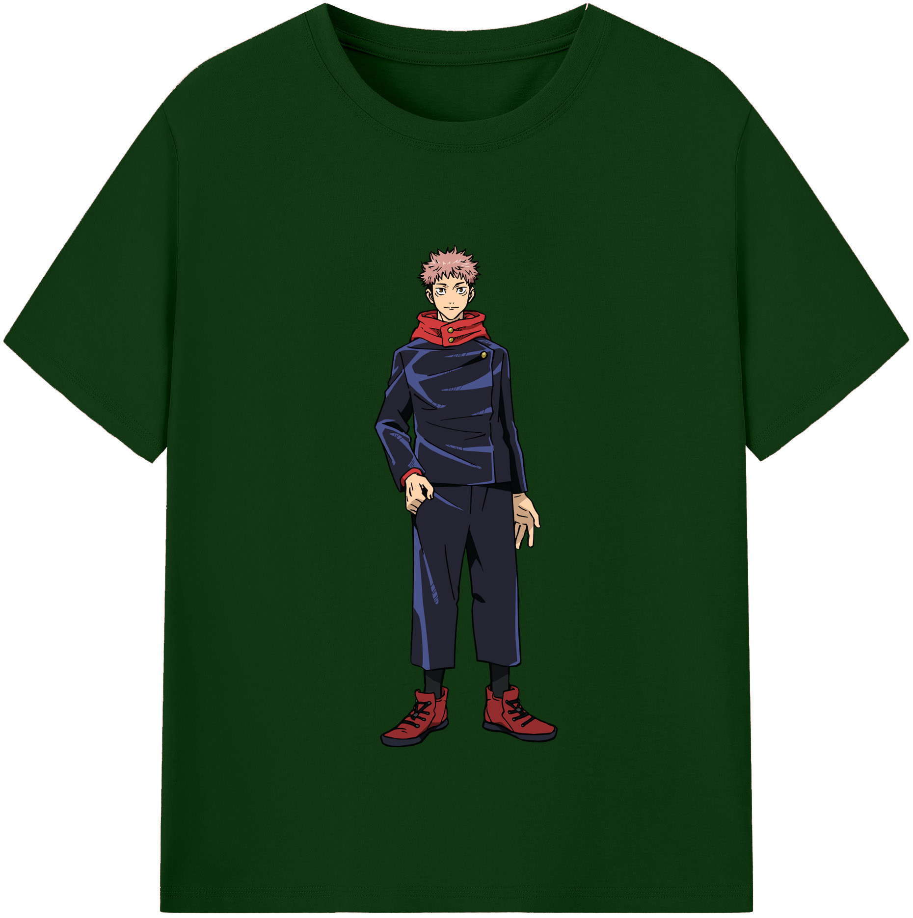 （画像用） 呪術廻戦 Jujutsu Kaisen 綿100％半袖Tシャツ（フロントプリント）